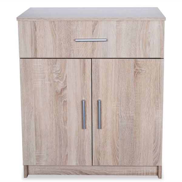 vidaXL Sideboard Holzwerkstoff 71x35x88 cm Eiche-Optik
