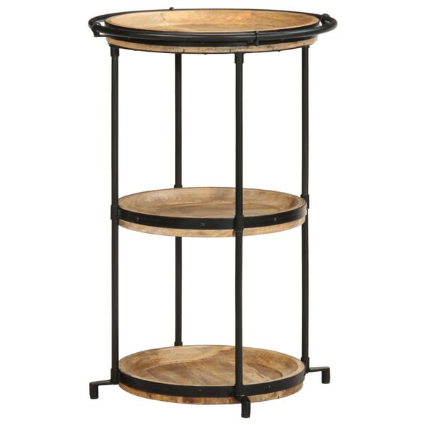 vidaXL Beistelltisch Ø55x83 cm Massivholz Mango