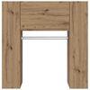 vidaXL Flurschrank Artisan-Eiche 97,5x37x99 cm Holzwerkstoff