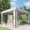 vidaXL Pavillon mit Doppeldach 3 x 3 m Weiß