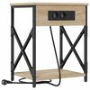 vidaXL Nachttisch Sonoma-Eiche 41 x 31 x 51 cm Holzwerkstoff