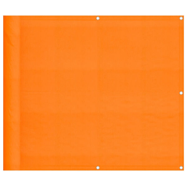 vidaXL Balkon-Sichtschutz Orange 90x800 cm 100% Polyester-Oxford