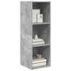 vidaXL TV-Wandschrank Betongrau 37x37x107 cm Holzwerkstoff