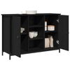 vidaXL Sideboard Schwarz Eichen-Optik 100 x 35 x 70 cm