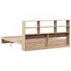 vidaXL Massivholzbett mit Regal ohne Matratze 180x200 cm Kiefer
