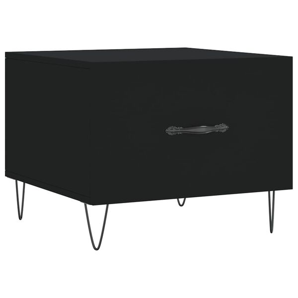 vidaXL Couchtisch Schwarz 50x50x40 cm Holzwerkstoff