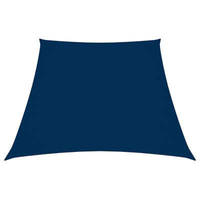 vidaXL Sonnensegel Oxford-Gewebe Trapezförmig 3/5x4 m Blau