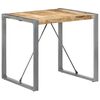 vidaXL Esstisch 80x80x75 cm Raues Mangoholz