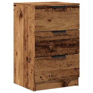 vidaXL Nachttisch Altholz-Optik 40x36x65 cm Holzwerkstoff