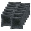 vidaXL Kissen mit Kissen HEERLEN 2 Stk. Anthrazit PV Fleece