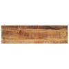 vidaXL Tischplatte 110x30x2,5 cm Rechteckig Raues Massivholz Mango