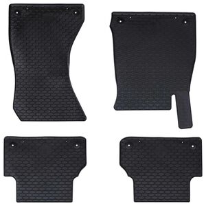 vidaXL Autofu&szlig;matte 4 pcs Schwarz Geeignet f&uuml;r Audi A4 B9 2015-2024