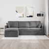 vidaXL Sofa Dunkelgrau