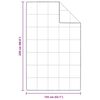 vidaXL Bettdecke Wei&szlig; 135 x 220 cm Feder