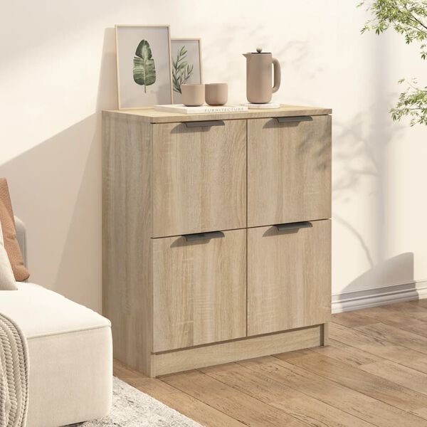 vidaXL Sideboard Sonoma-Eiche 60x30x70 cm Holzwerkstoff
