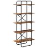 vidaXL B&uuml;cherregal 5 Ebenen 60 x 35 x 175,5 cm PB Eichenholz