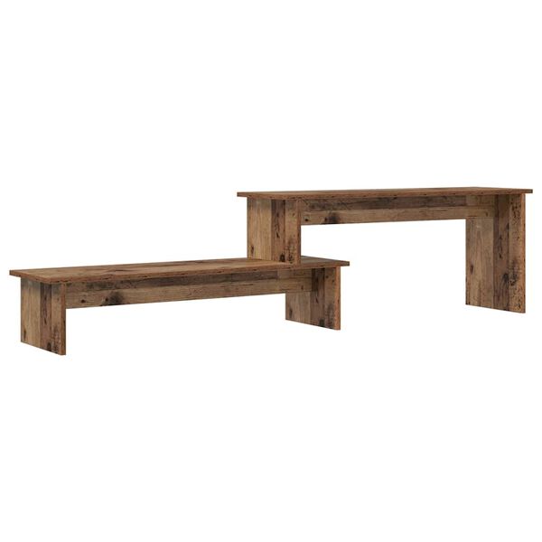 vidaXL TV-Schrankset Altholz 180 x 30 x 43 cm Holzwerkstoff