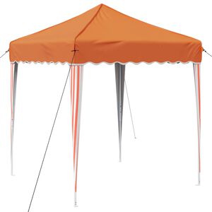 vidaXL Pop-up Partyzelt 195 x 195 x 245 cm Orange Oxford-Stoff