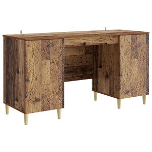vidaXL Schreibtisch Altholz 142,5 x 50 x 75 cm Holzwerkstoff