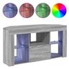 vidaXL Eck-LED-TV-Schrank Graues Sonoma 106 x 40 x 50 cm Holzwerkstoff