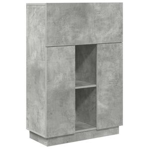 vidaXL Schreibtisch Betongrau 71.5 x 31.5 x 106.5 cm Holzwerkstoff