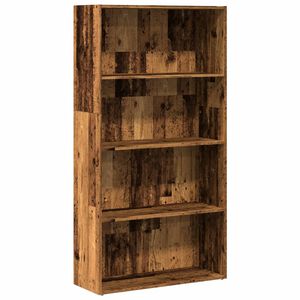 vidaXL B&uuml;cherregal Altholz-Optik 80x30x152 cm Holzwerkstoff