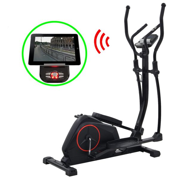 vidaXL Magnetischer Crosstrainer mit Pulsmessung Programmierbar XL