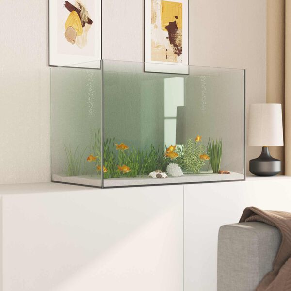 vidaXL Aquarium mit Speicher Transparent 60 x 35 x 40 cm Glas