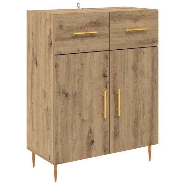 vidaXL Sideboard Artisan-Eiche 69,5 x 34 x 90 cm Holzwerkstoff