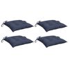 vidaXL Stuhlkissen 4 Stk. Marineblau 50x50x7 cm Oxford-Gewebe