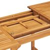 vidaXL 5-tlg. Garten-Essgruppe Massivholz Teak