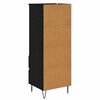 vidaXL Highboard Schwarz Eichen-Optik 40 x 36 x 110 cm Holzwerkstoff