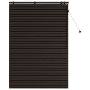 vidaXL Venezianische Jalousie Dunkelbraun 110 x 160 cm 35 mm