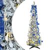 vidaXL K&uuml;nstlicher Weihnachtsbaum Wei&szlig; 150 cm PVC