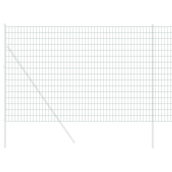 vidaXL Eurozaun Grün 1,5 x 10 m PVC-beschichtetes Eisen