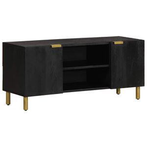 vidaXL TV-Schrank Schwarz 105x33x46 cm Holzwerkstoff