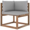 vidaXL 7-tlg. Garten-Lounge-Set aus Paletten mit Kissen Kiefernholz