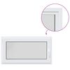 vidaXL Kellerfenster Innenseite Farbe Wei&szlig; RISOR 110 x 55 cm
