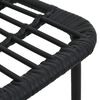vidaXL 9-tlg. Garten-Essgruppe Poly Rattan und Glas