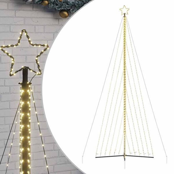 vidaXL LED Weihnachtsbaum 789 LEDs Warmwei&szlig; 476 cm