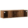 vidaXL TV-Wandschrank Altholz-Optik 120x30x30 cm Holzwerkstoff