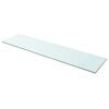 vidaXL Regalboden Glas Transparent 100x25 cm