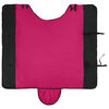 vidaXL Pferdedecke Rosa und Schwarz 155 cm Polyester
