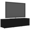 vidaXL TV-Schrank Schwarz 120x34x30 cm Holzwerkstoff