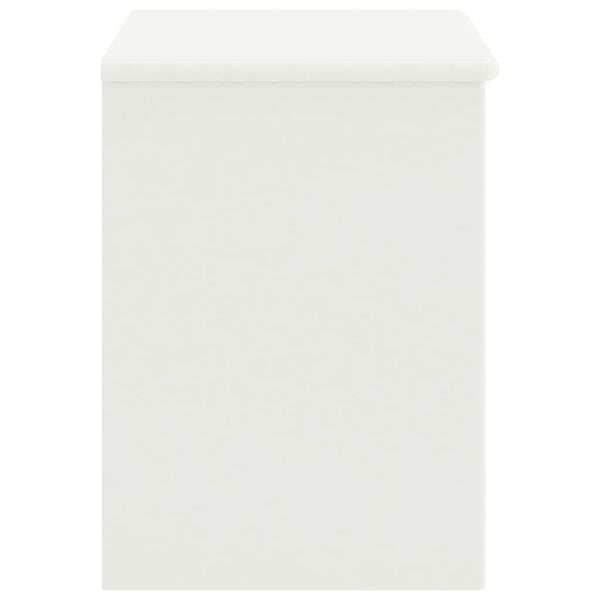 vidaXL Nachttisch Weiß 35x30x40 cm Kiefer Massivholz