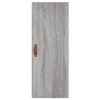 vidaXL Wandschrank Grau Sonoma 34,5x34x90 cm