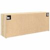 vidaXL Bad-Wandschrank Sonoma-Eiche 100x25x40 cm Holzwerkstoff