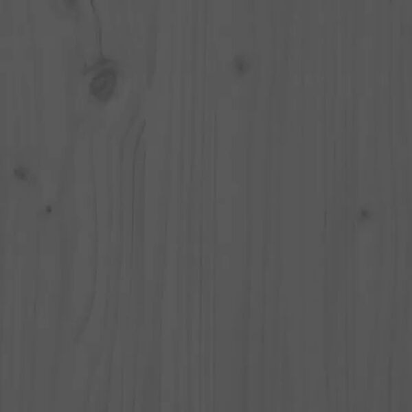 vidaXL Kopfteil Grau 146x4x100 cm Massivholz Kiefer