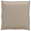 vidaXL Kissen Taupe 70 x 70 x 12 cm Oxford-Stoff