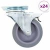 vidaXL 24 Stk. Lenkrollen 75 mm